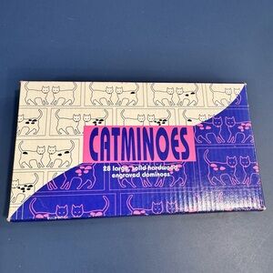 Catminoes Engraved Dominoes Set